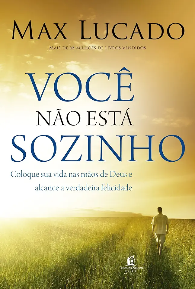 Capa do Livro Você Não Está Sozinho - Max Lucado