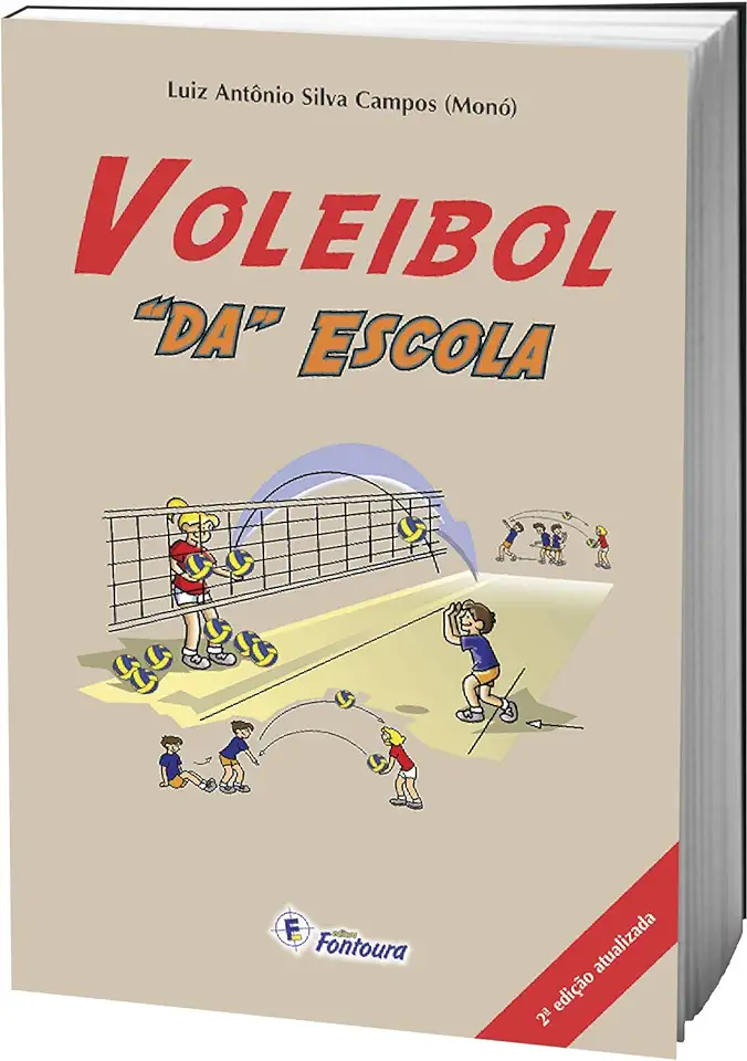 Capa do Livro Voleibol da Escola - Luiz Antônio Silva Campos