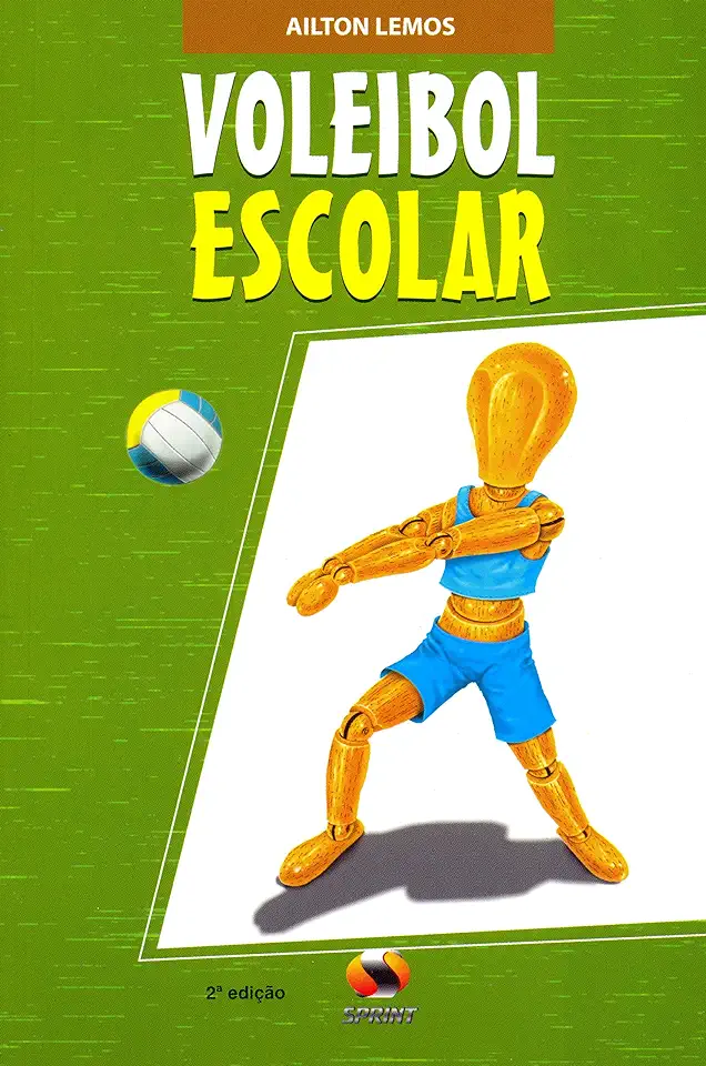 Capa do Livro Voleibol Escolar - Ailton Lemos