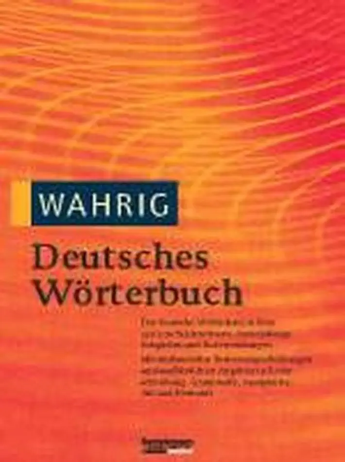 Capa do Livro Wahrig Deutsches Worterbuch - Gerhard Wahrig