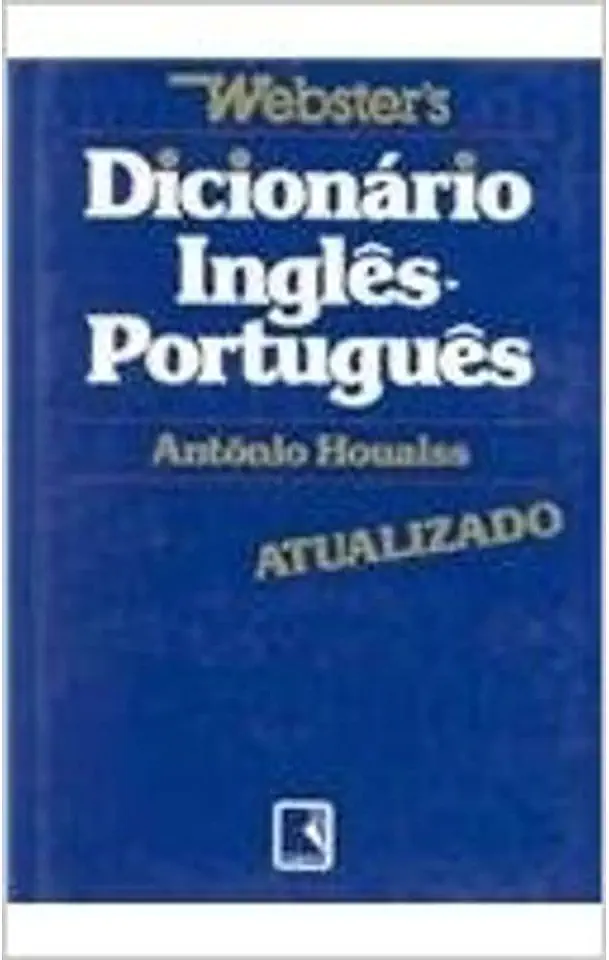 Capa do Livro Websters Dicionário Inglês - Português - Antônio Houaiss