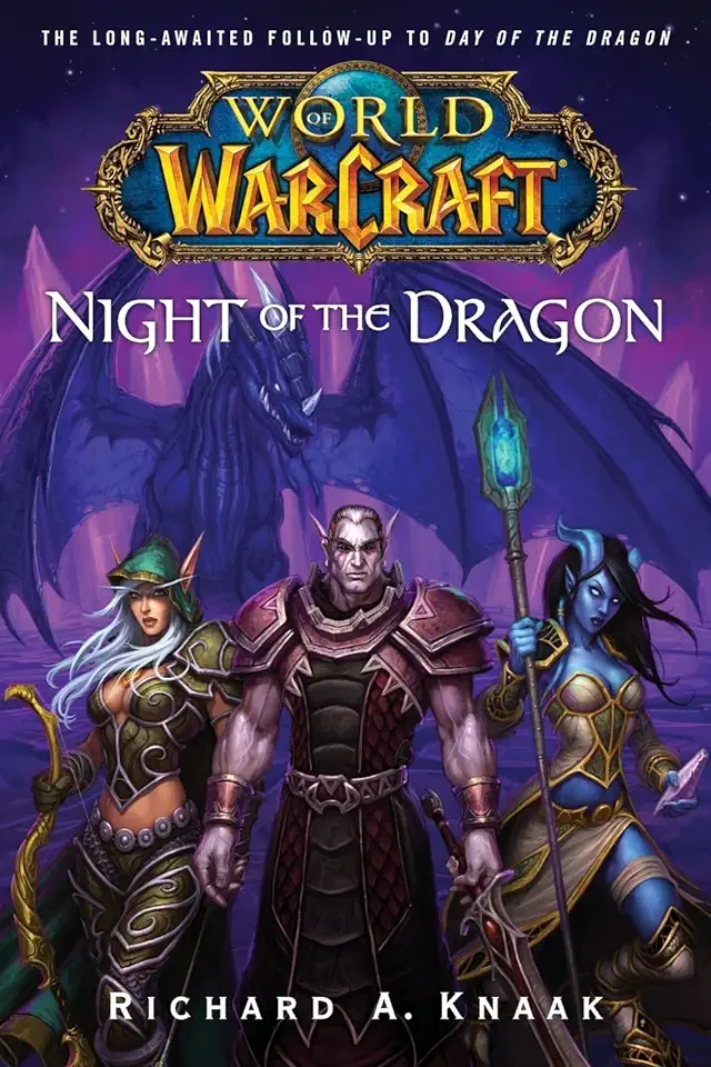 Capa do Livro World of Warcraft: Night of the Dragon - Richard A. Knaak