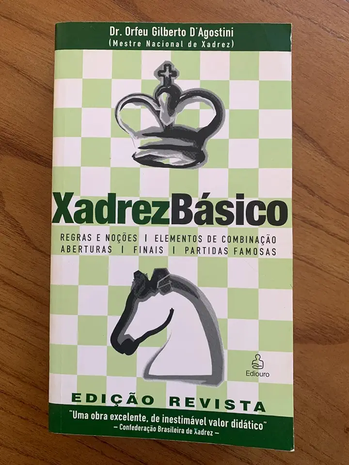 Capa do Livro Xadrez Básico - Dr. Orfeu Gilberto Dagostini