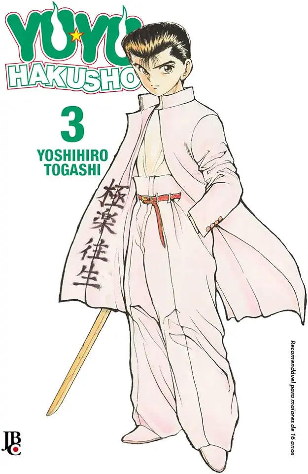 Capa do Livro Yuyu Hakusho Nº 3 - Yoshihiro Togashi