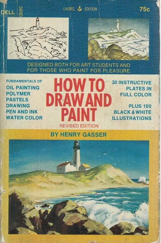 Capa do Livro Saber Pintar - Henry Gasser