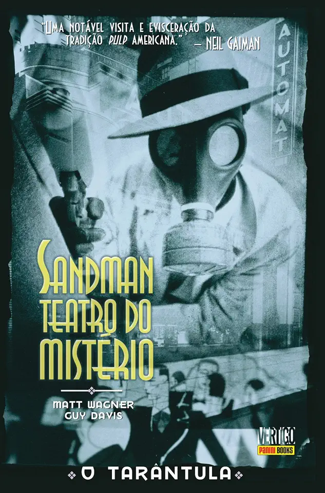 Capa do Livro Sandman: Teatro do Mistério - o Tarântula - Matt Wagner - Guy Davis