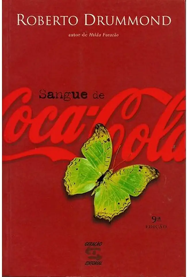 Capa do Livro Sangue de Coca-cola - Roberto Drummond