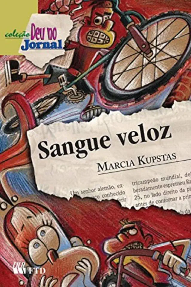 Capa do Livro Sangue Veloz - Marcia Kupstas