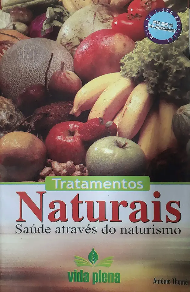 Capa do Livro Saúde Através do Naturismo - A. Thomé