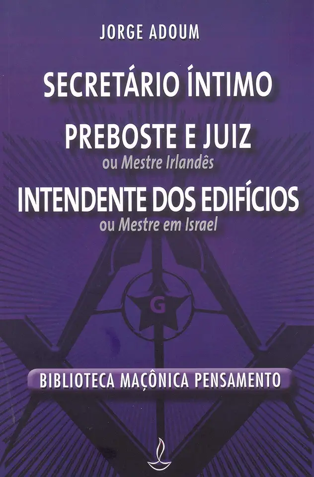 Capa do Livro Secretario Intimo Preboste e Juiz Ou Mestre Irlandes - Jorge Adoum