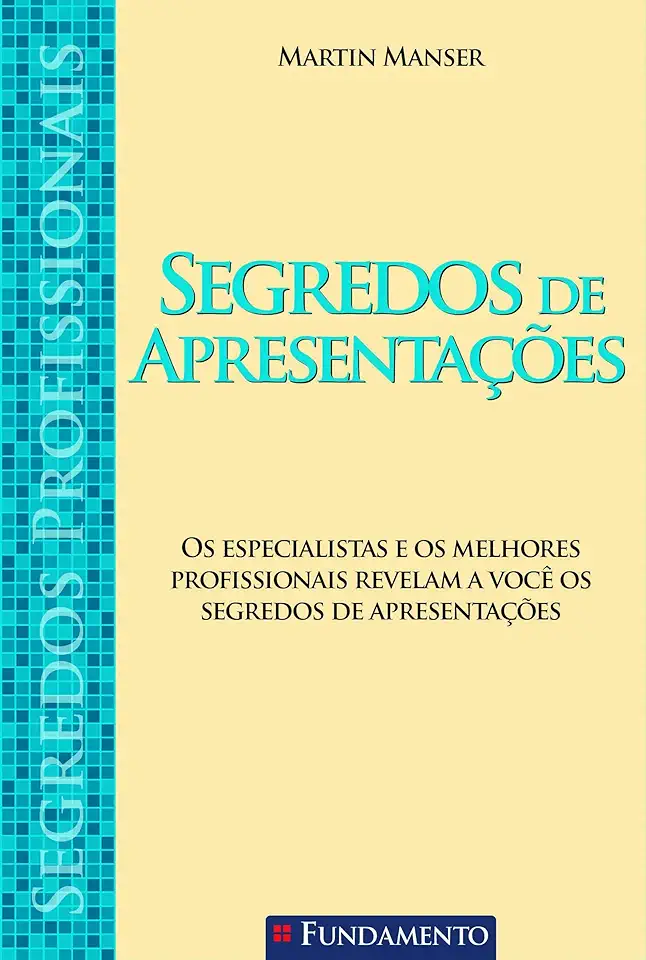 Capa do Livro Segredos de Apresentações - Martin Manser