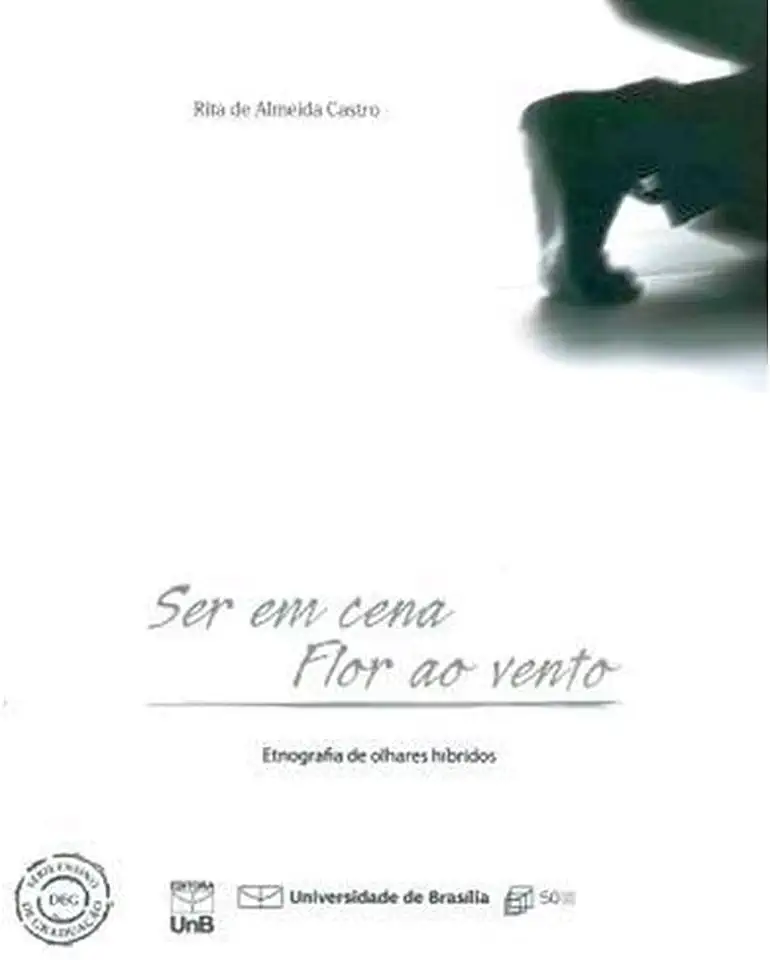 Capa do Livro Ser Em Cena Flor ao Vento - Rita de Almeida Castro