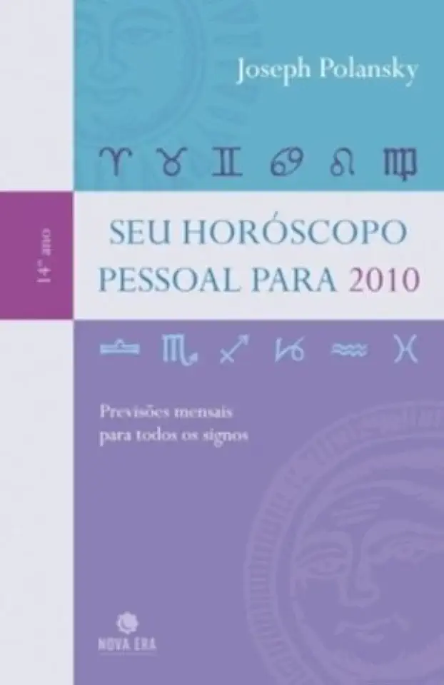 Capa do Livro Seu Horóscopo Pessoal para 2010 - Joseph Polansky