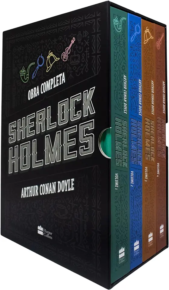 Capa do Livro Sherlock Holmes Volumes 1, 2 e 3 - 2ª Edição - Sir Arthur Conan Doyle