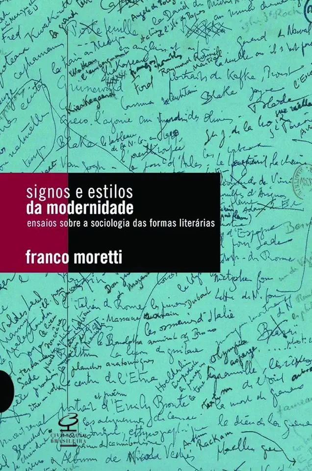 Capa do Livro Signos e Estilos da Modernidade - Franco Moretti