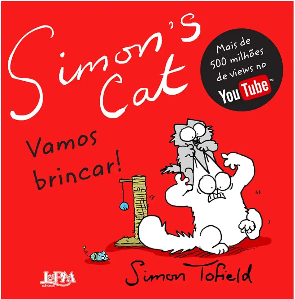 Capa do Livro Simons Cat Vamos Brincar! - Simon Tofield