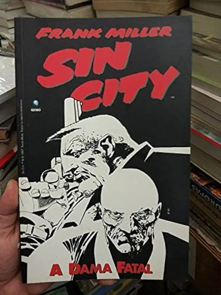 Capa do Livro Sin City a Dama Fatal - Frank Miller