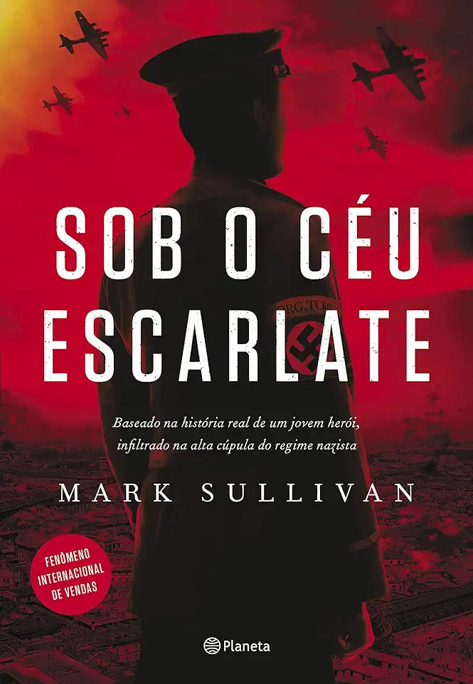 Capa do Livro Sob o céu escarlate - Sullivan, Mark