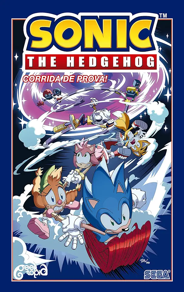 Capa do Livro Sonic The Hedgehog - Volume 10 - Evan Stanley