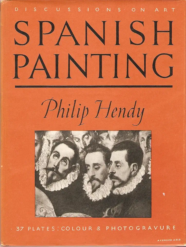 Capa do Livro Spanish Painting, With 38 Plates in Colour and Monochrome - Capa Dura - Philip Hendy