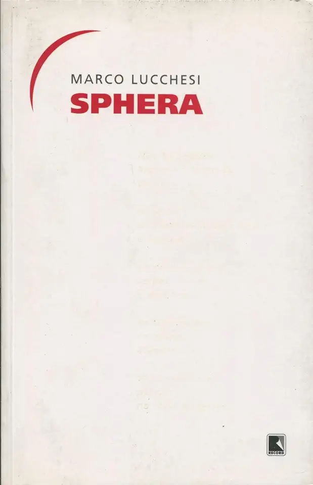 Capa do Livro Sphera - Marco Lucchesi