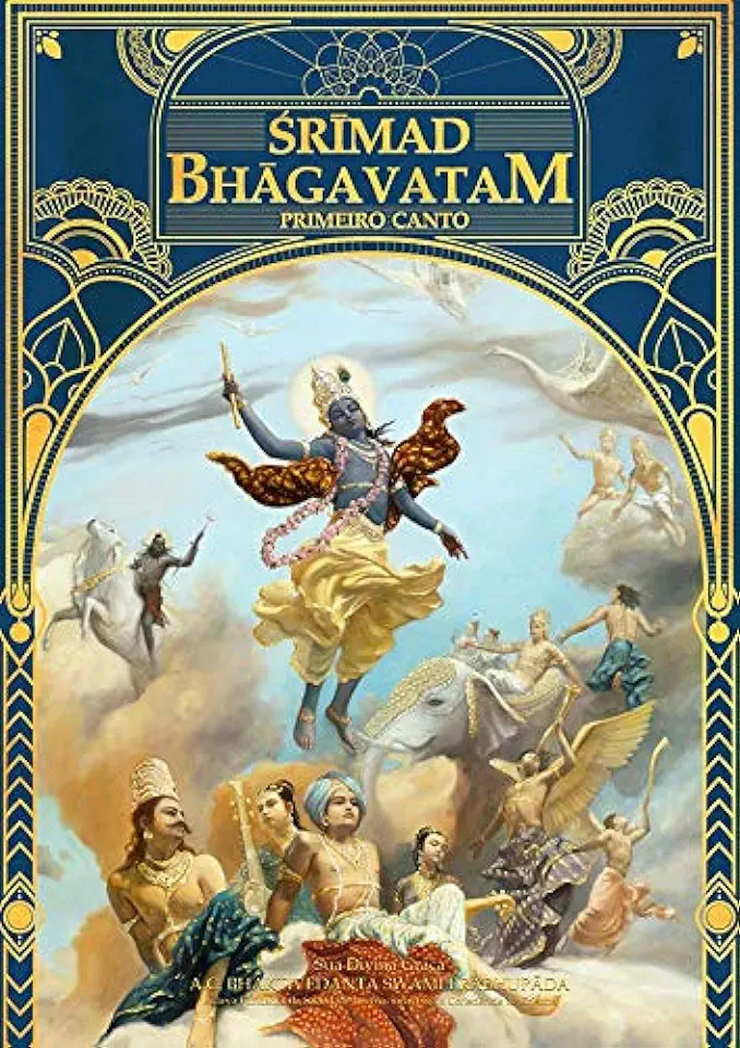 Capa do Livro Srimad Bhagavatam - A. C. Bhaktivedanta Swami Prabhupada