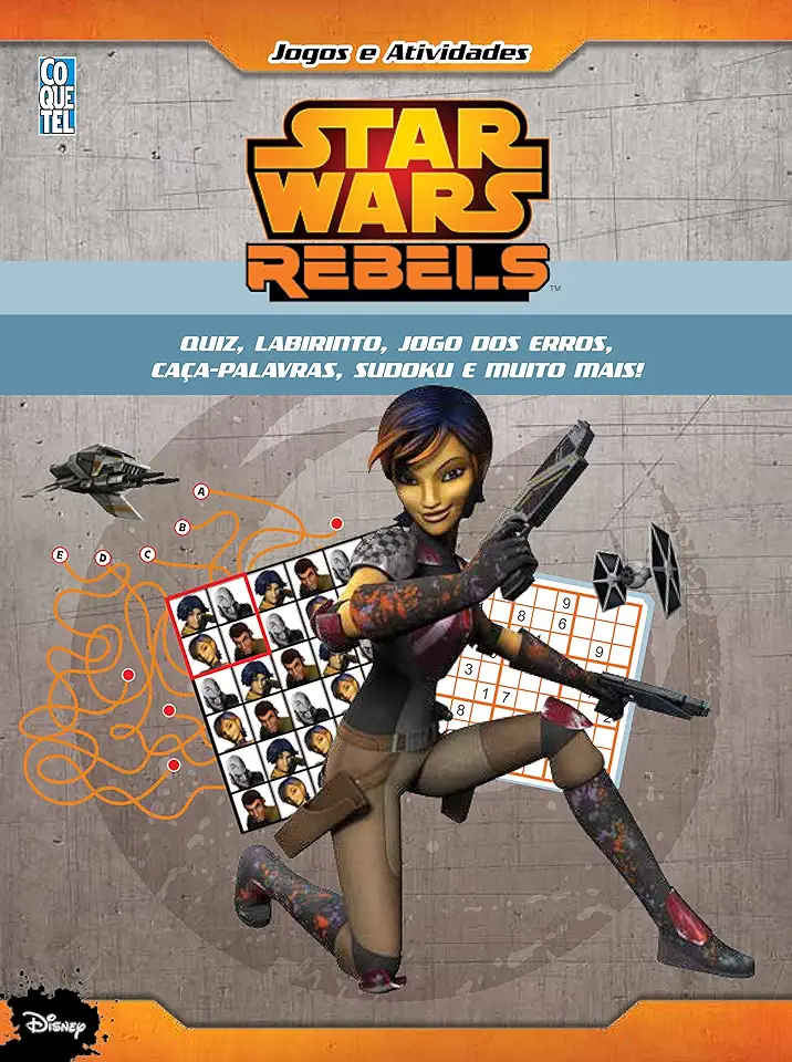 Capa do Livro Star Wars Rebels: Jogos e Atividades - Vol.2 - David Woodroffe