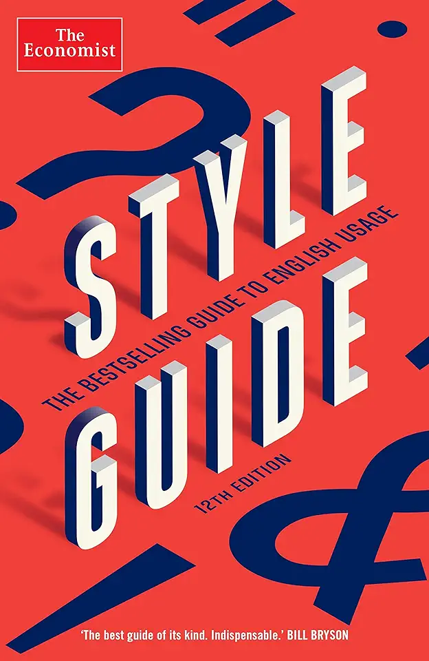 Capa do Livro Style Guide - The Economist