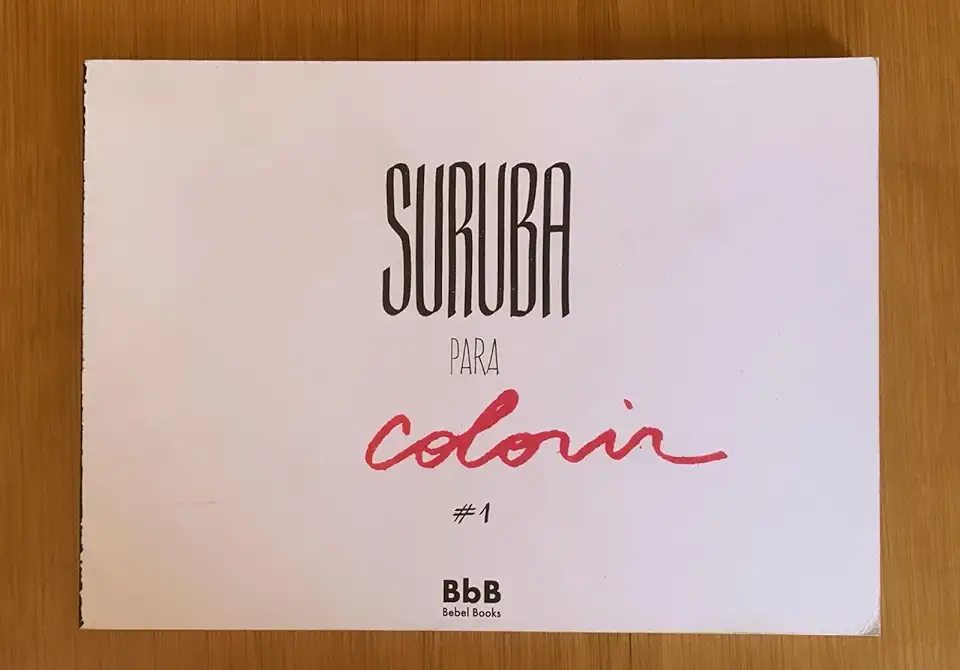 Capa do Livro Suruba para Colorir - Xico Sá