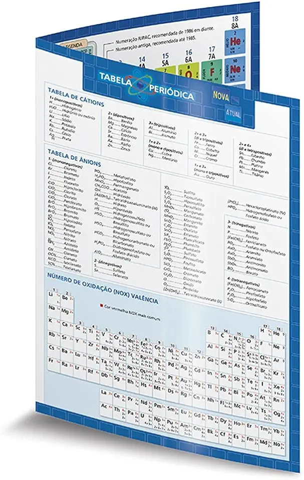 Capa do Livro Tabela Periodica - Nt