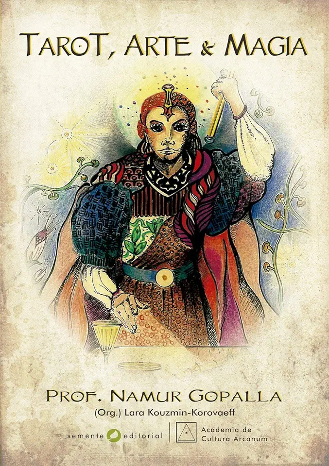 Capa do Livro Tarot, Arte E Magia - Gopalla, Namur