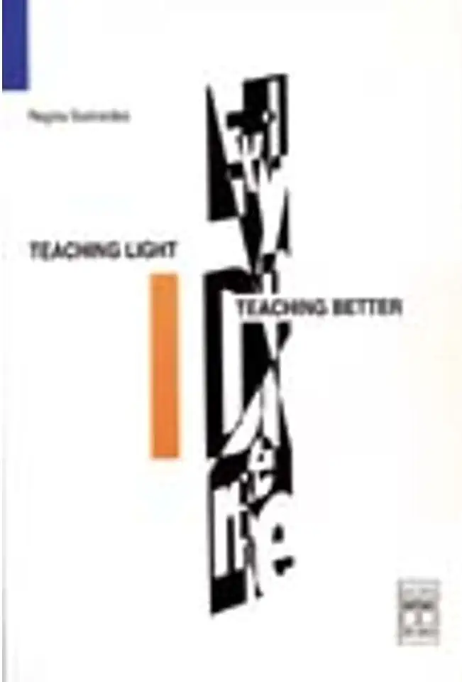 Capa do Livro Teaching Light Teaching Better - Regina Guimarães