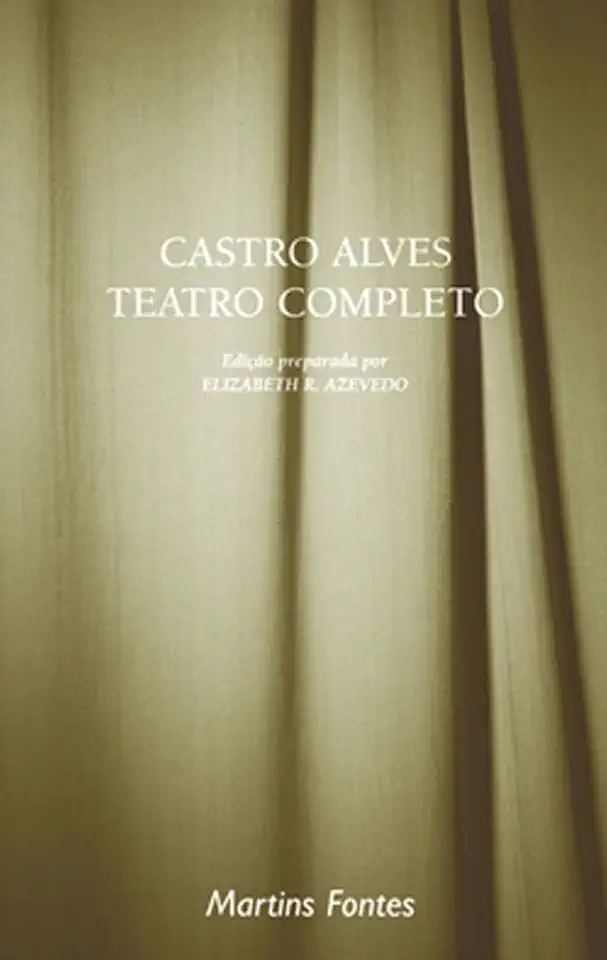 Capa do Livro Teatro Completo - Castro Alves