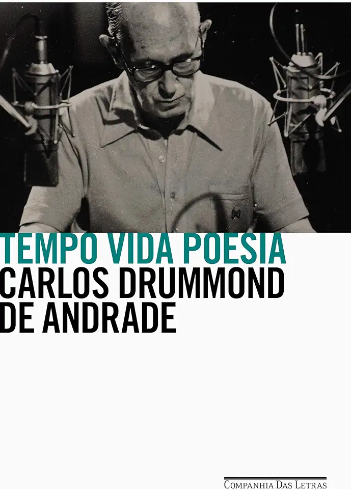 Capa do Livro Tempo Vida Poesia - Confissões no Rádio - Carlos Drummond de Andrade