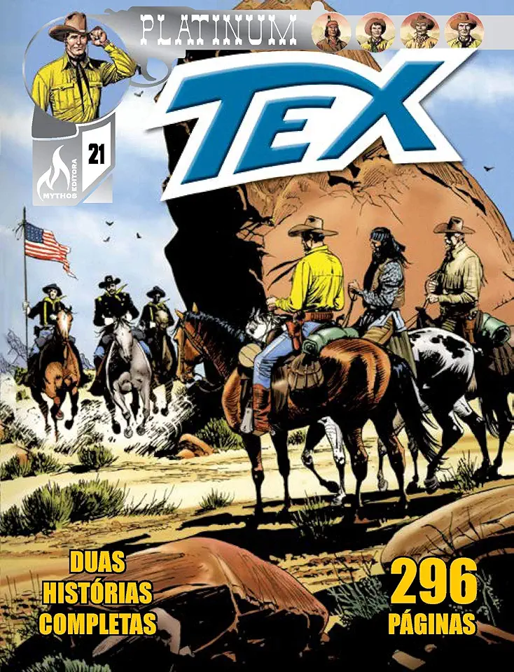 Capa do Livro Tex Platinum Nº 21 - Nizzi, Claudio