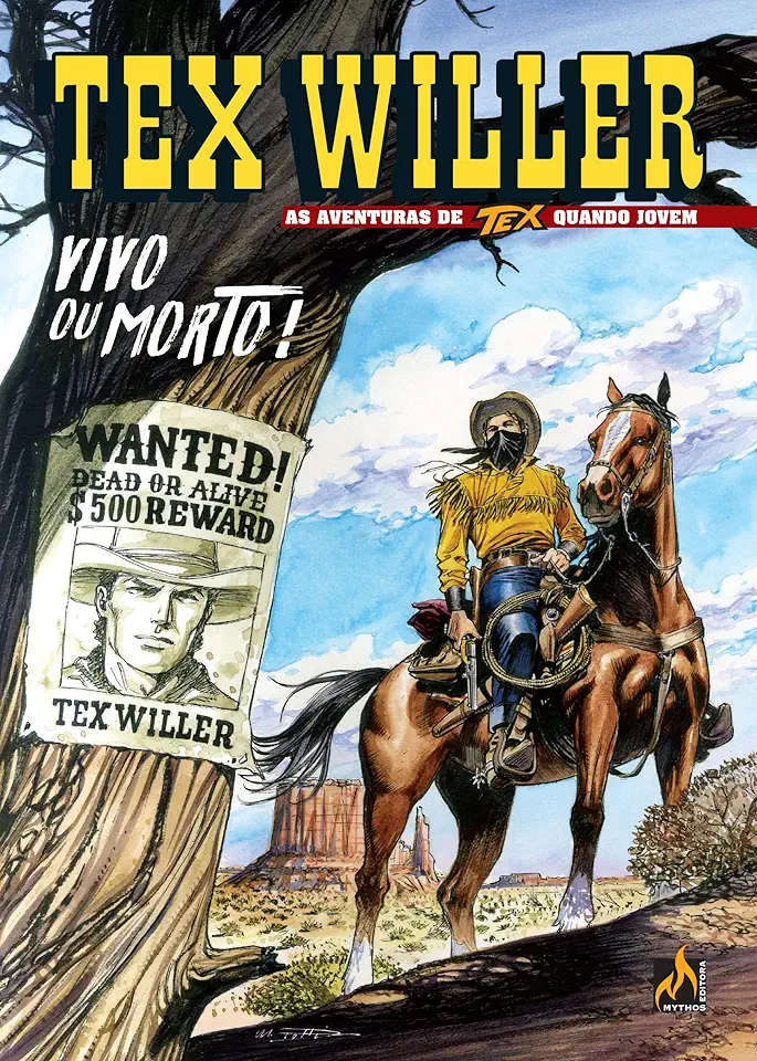 Capa do Livro Tex Willer - Volume 1 - Vivo Ou Morto! - Boselli, Mauro