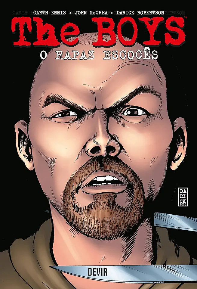 Capa do Livro The Boys Volume 08: O Rapaz Escoces - 02ed/20 - Ennis, Garth , Mccrea, John