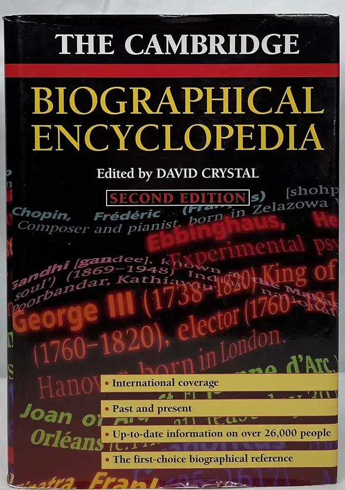 The Cambridge Biographical Encyclopedia - David Crystal