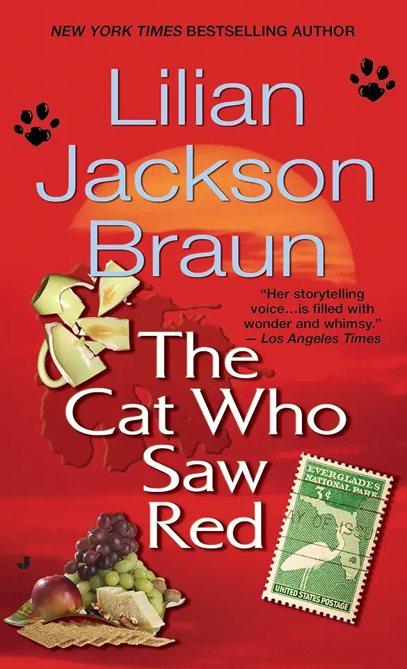 Capa do Livro The Cat Who saw red - Lilian Jackson Braun