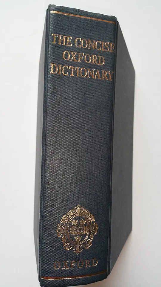 Capa do Livro The Concise Oxford Dictionary - H. W. Fowler e F. G. Fowler