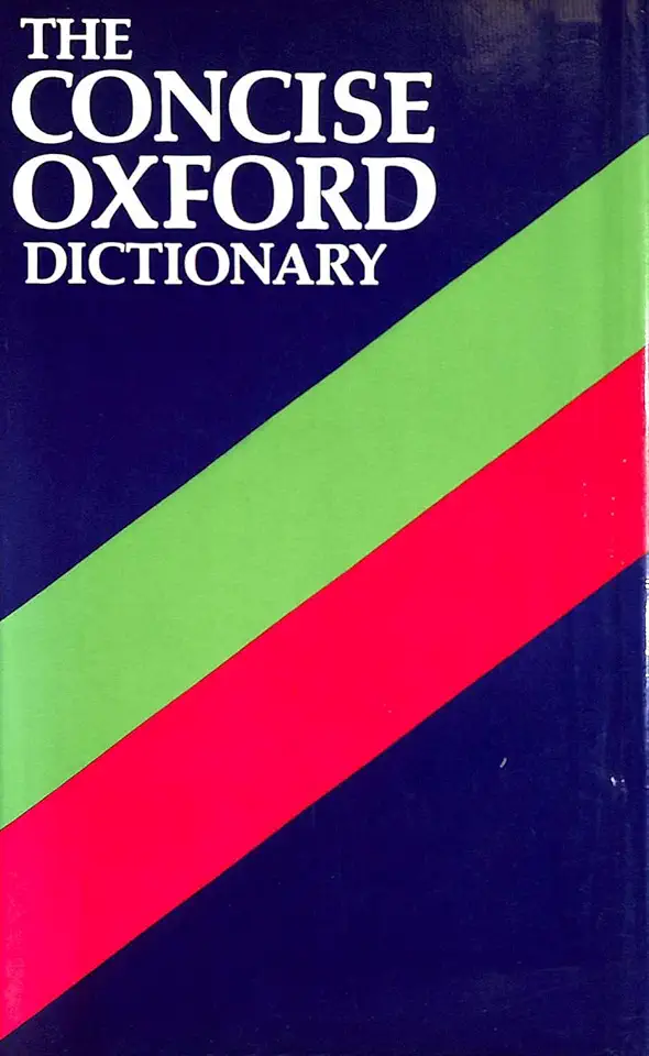 Capa do Livro The Concise Oxford Dictionary of Current English - H. W. Fowler and F. G. Fowler