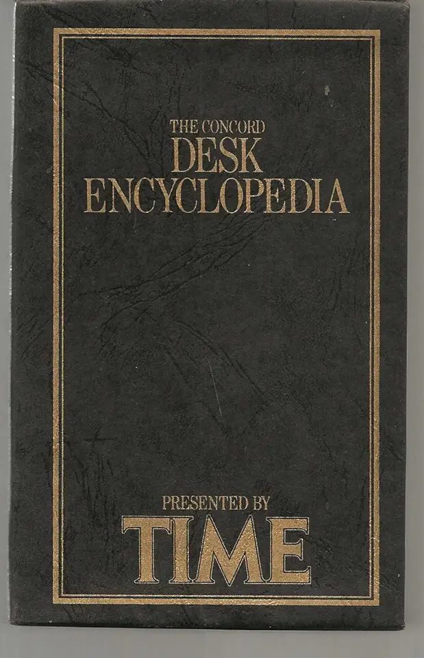 Capa do Livro The Concord Desk Encyclopedia - 3 Volumes - Time