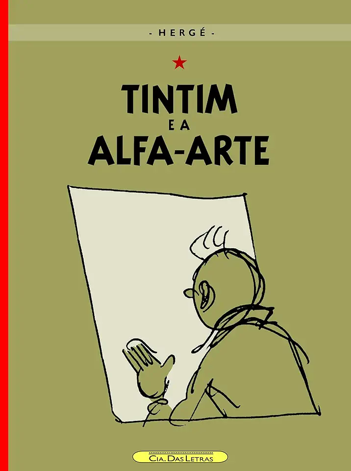 Capa do Livro Tintim e a Alfa-arte - Hergé