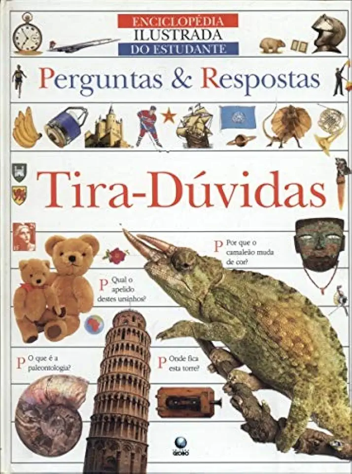 Capa do Livro Tira-dúvidas: Perguntas e Respostas - Enciclopédia Ilustrada do Estudante/ Ann Kramer E