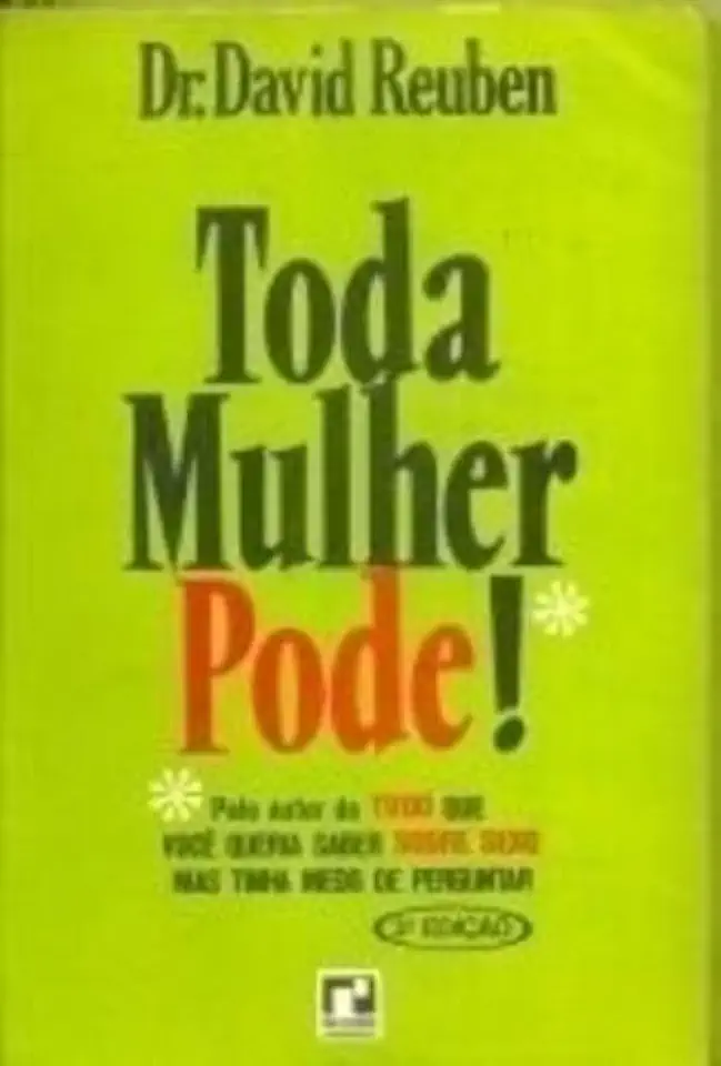 Capa do Livro Toda Mulher Pode! - David Reuben