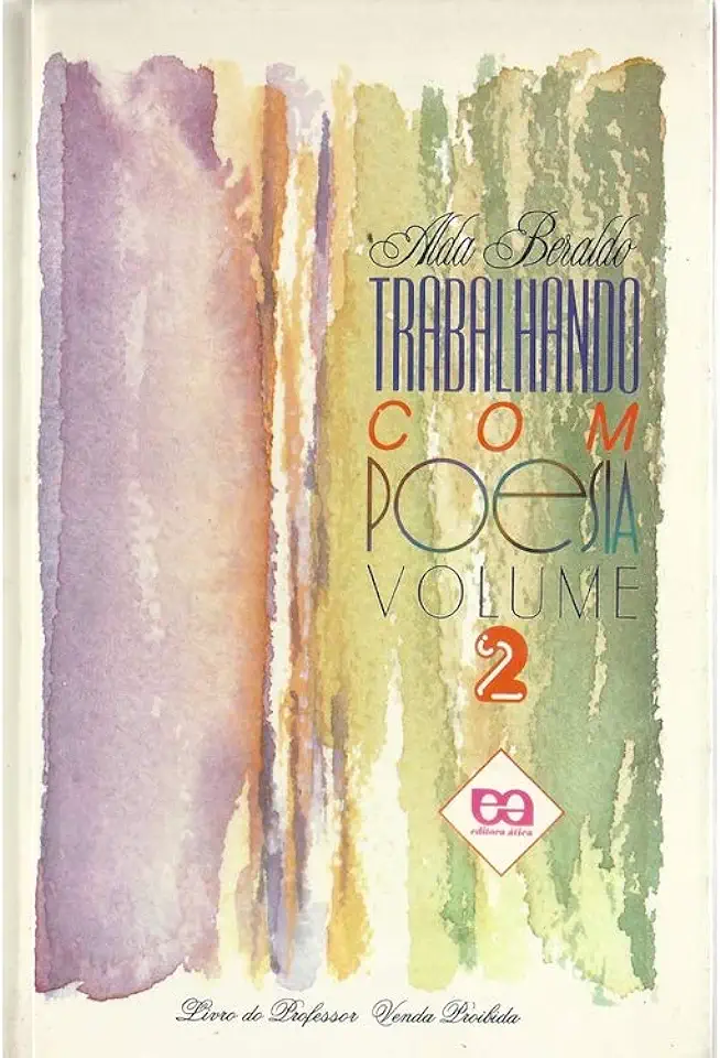 Capa do Livro Trabalhando Com Poesia Volume 1 - Alda Beraldo