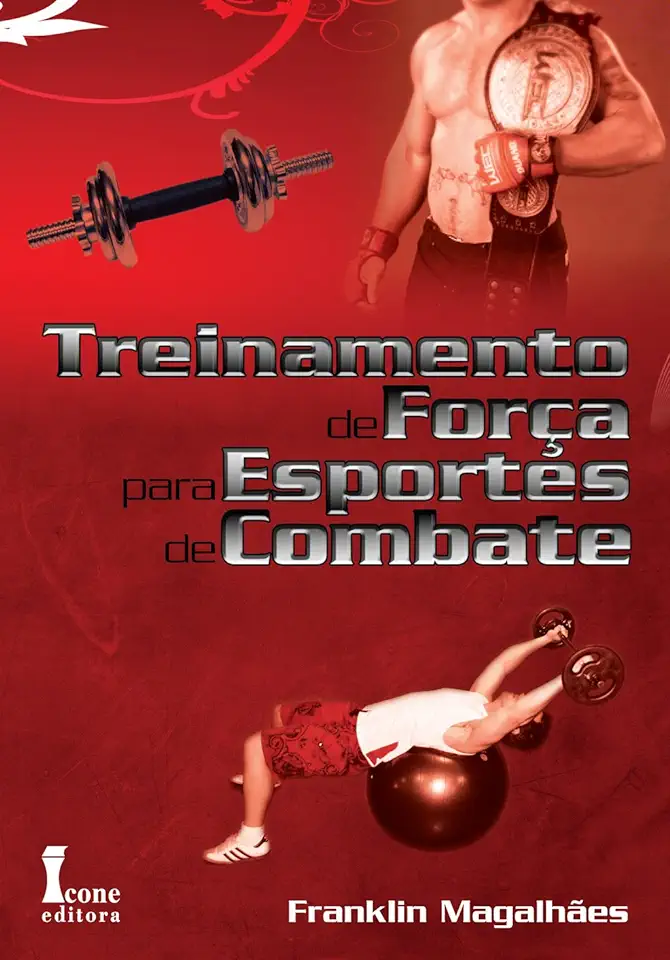 Capa do Livro Treinamento de Força para Esportes de Combate - Franklin Magalhães