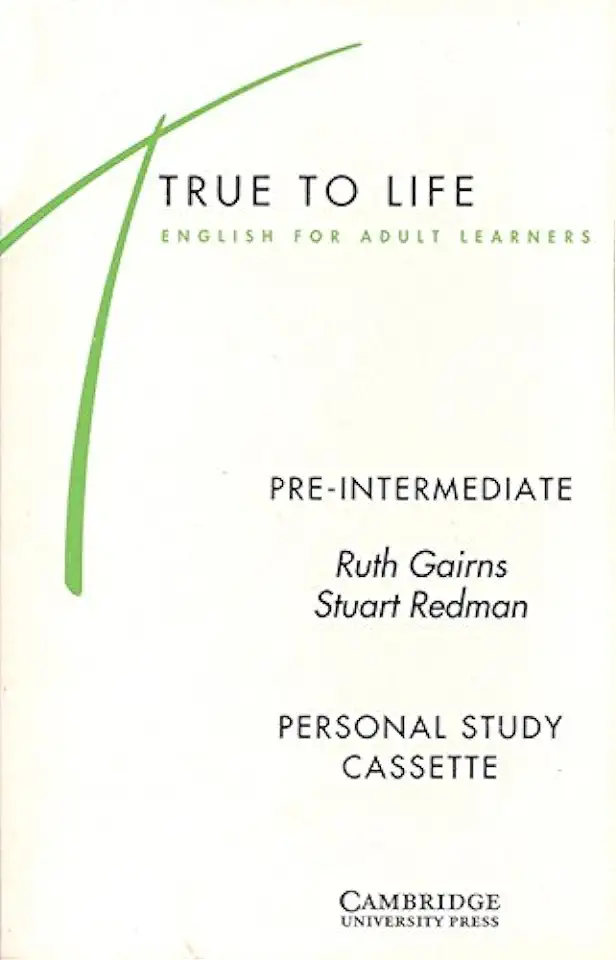 Capa do Livro True to Life - Pre Intermediate Class Book - Ruth Gairns / Stuart Redman