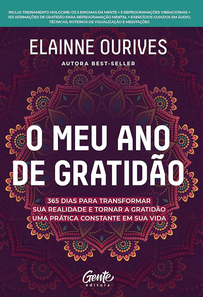 Capa do Livro O meu ano de gratidão - Elainne Ourives