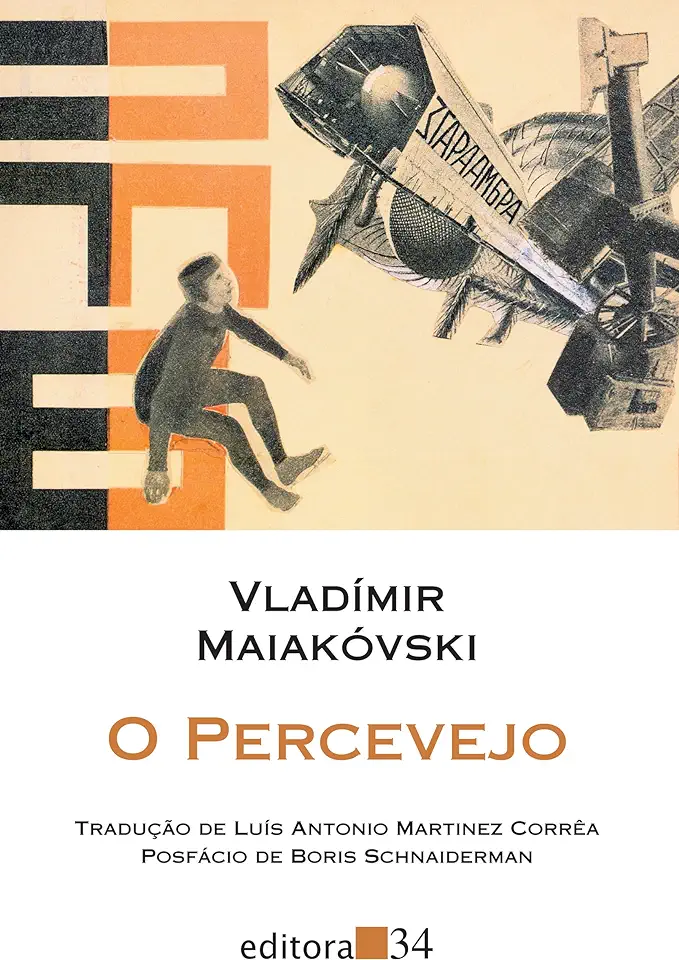 Capa do Livro O Percevejo - Vladímir Maiakóvski